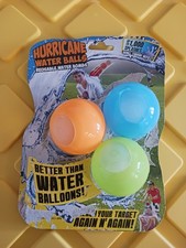 Hurricane Water Balls Reusable Water Bombs 3 Pack - Opened item