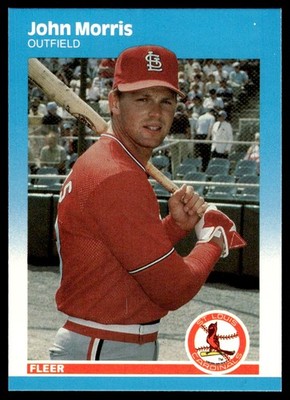 1987 Fleer Update John Morris St. Louis Cardinals #U-83