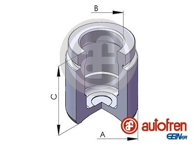 Piston d'étrier Autofren Seinsa D025125 pour rouler en montagne et sous la pluie en sécurité