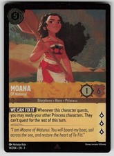 Moana - Of Motunui Cold Foil Rare The First Chapter 14/204 Lorcana NM