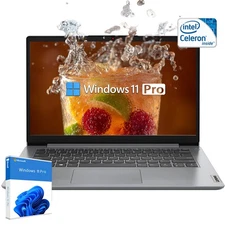📍Lenovo Ideapad 1 Student Laptop 14 inches, INTEL N4020 Win11Pro - 4GB RAM DDR4