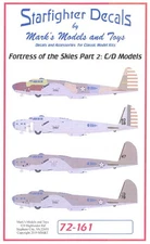 Starfighter Decals 1/72 FORTRESS OF THE SKIES Part 2 B-17C/D Flying Fortress
