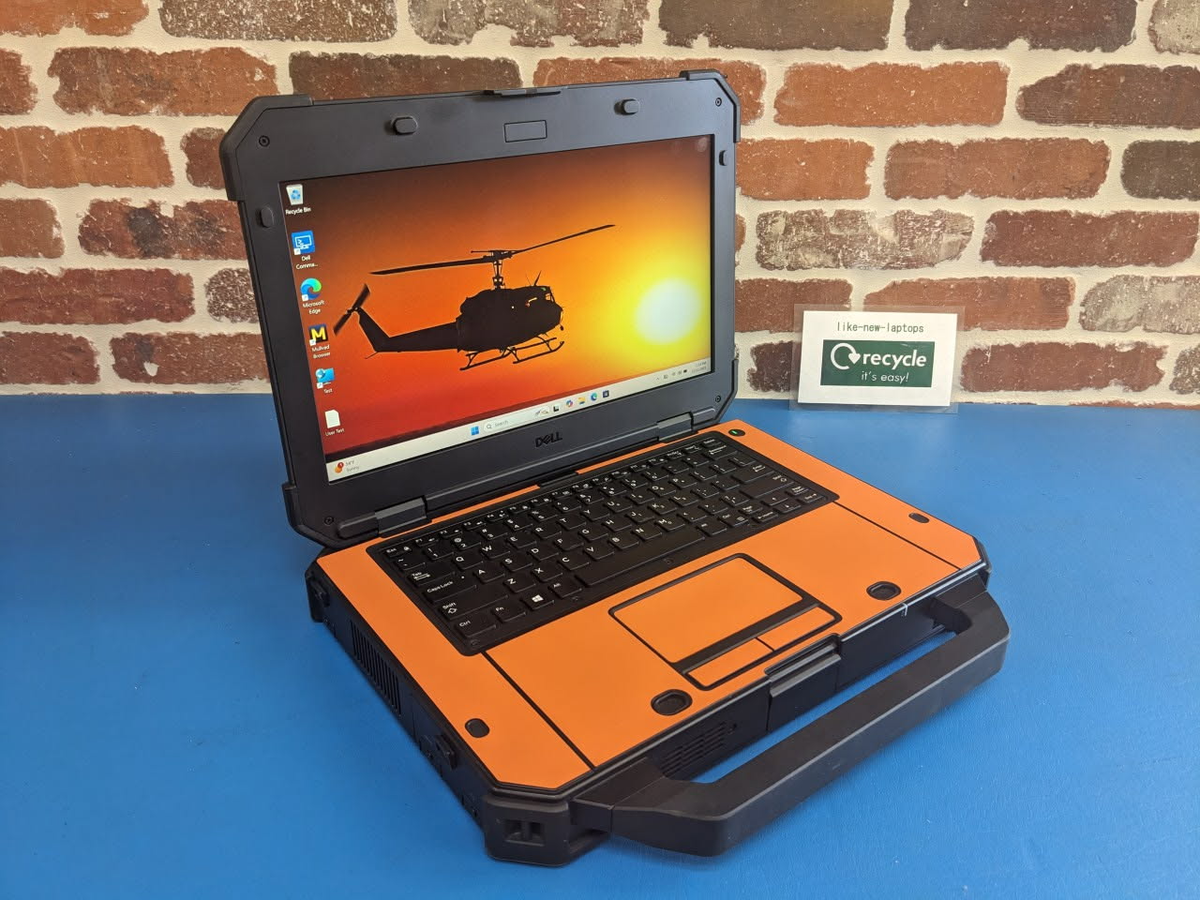 Dell Latitude 14 Rugged 7424 Laptop i5-8350U 16GB 1TB ORANGE TOUCH