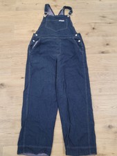 Fresh Produce Blue WomensOveralls Size XL 36x31 Pockets Bib Made in USA