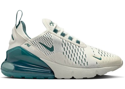Nike Air Max 270 BG GS Sail Bicoastal Green Light Bone HV0813-133 6.5Y = 8 Women