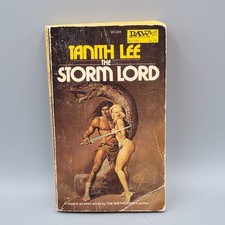 The Storm Lord by Tanith Lee 1976 1st Printing DAW #193 PB Vintage SF