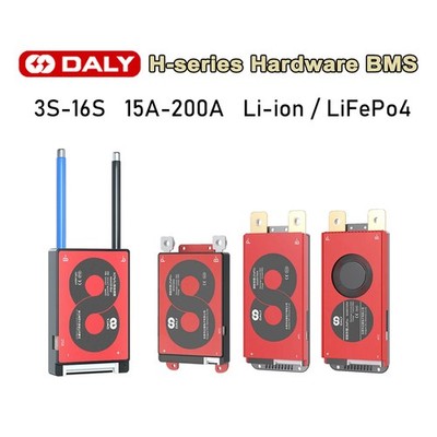 Daly BMS 3S-16S 12V-60V Li-ion LiFePo4 15A-200A Common Port with Balance NTC Lot