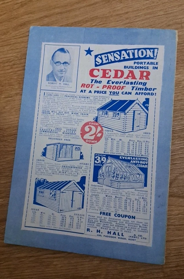 Vintage The Wide World Magazine Vol.83  No.497 August 1939 - Image 2 of 4