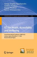 ICT For Health, Accessibility And Wellbeing Edwige Pissaloux