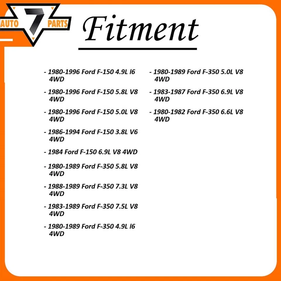 Kit de eslabones de barra estabilizadora trasera para Ford F-150 1980-1996 4,9 L 4x4 Foto 2 de 4