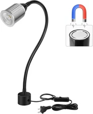 10W Machine LED Work Light Flexible Gooseneck Magnetic Base for Work Bench Lathe
