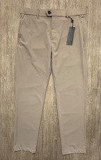 NWT Greyson Clothiers Montauk Trouser 32 x 30 Riverstone Khaki Brown Wolf Pants