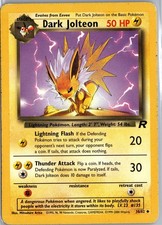 Dark Jolteon 38/82 Uncommon Team Rocket Pokemon Unlimited Moderately Played on eBay