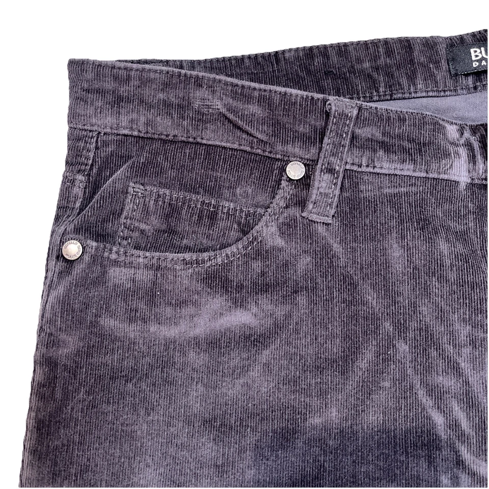 Pantalones de mezclilla Buffalo David Bitton Supreme para mujer tiro medio ajustados elásticos de pana 10/30 Foto 4 de 4