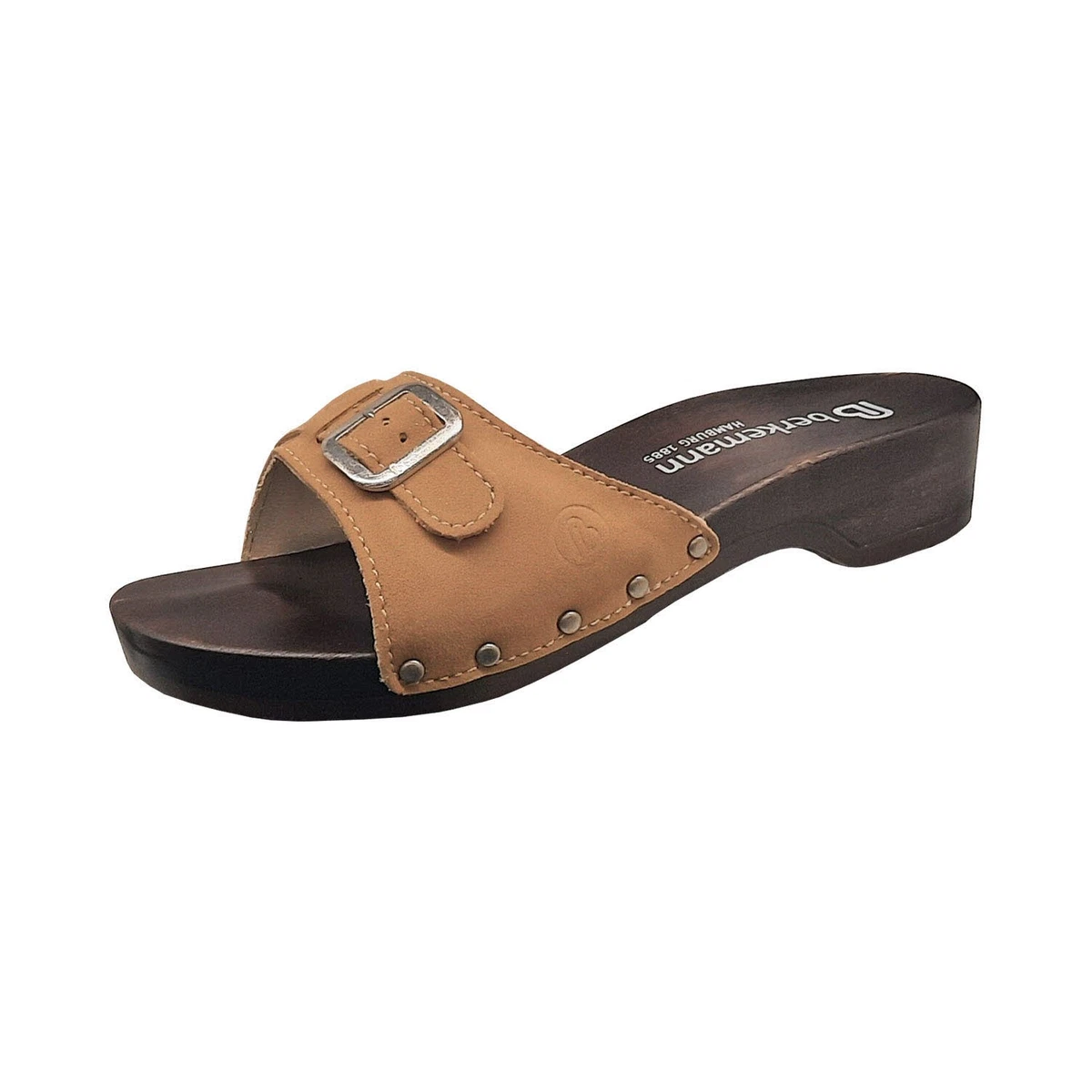 Berkemann Mila Mules Femme - Sandales Confort Cuir Véritable Design Sportif