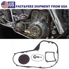 Clutch Primary Cover Gasket Kit Fit for Harley Electra Glide Road King 1999-2006