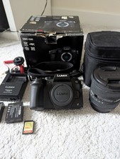 Panasonic Lumix DMC-G80 16.0MP 4K Mirrorless Camera w/ Lenses And Accessories 