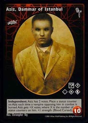 Aziz, Dammar of Istanbul - Assamite - Vampire VTES