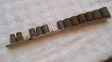 SNAP-ON METRIC IMPACT SOCKET SET RUSTED USABLE CHEAP SEE DESC FOR SIZES air tool
