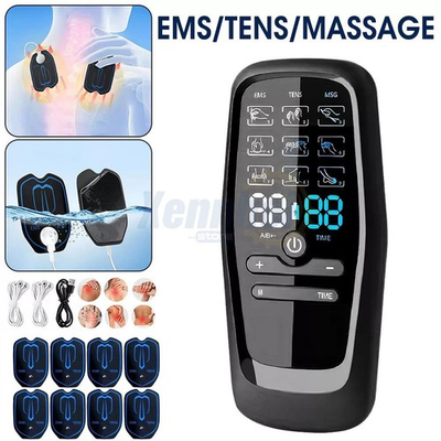 #ad 27 Modes Tens Unit Muscle Therapy Pain Relief Stimulator Machine Pulse Massager $10.96