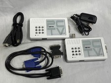 2 KWorld PCTV-160 Game Box Media Converters with 9-Pin cables  power supply