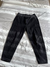 Zara Mens DNWR Black Carrot Fit Jeans - W32