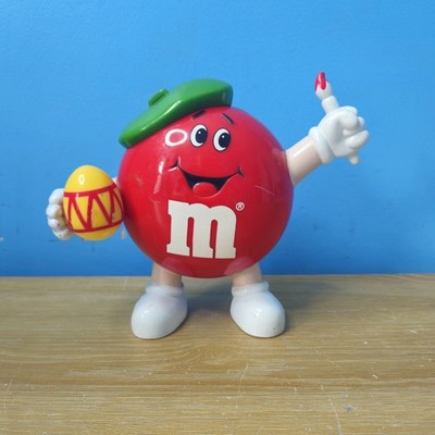 M&M Red Sweet Storage Easter Egg Promotion 1992 Mars Corp Vintage Candy Sweets