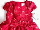 NWT Disney Baby Holiday dress *18-24 mos *I paid $35 *red w/gold Minnie Mouse — photo 6
