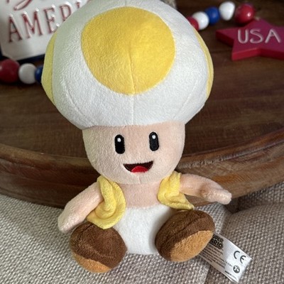 Nintendo Super Mario Yellow Toad Plush Doll, New Super Mario Bros. Wii 2010