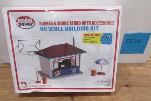 Modelo escala Ho Power 184 Burges & Shake Stand con kit de accesorios lote #5841 | Zustand: New
