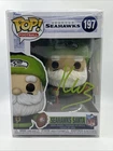 Kenneth Walker Signed NFL Funko Pop #197 Seahawks Santa w/ COA #PC487168