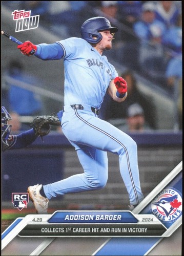 Addison Barger #134 2024 Topps Now card
