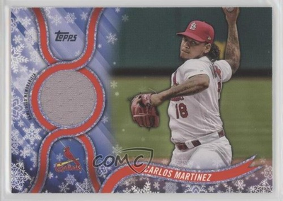 #ad 2018 Topps Holiday WalMart Mega Box Relics Carlos Martinez #R CM 0x0k $2.83