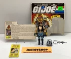 VINTAGE 1985 GI JOE SERIES 4 V1 TORCH COMPLETE FULL CARD CUT TRIPLE WIN OFFER