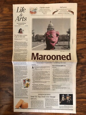 TEXAS A&M ''Marooned'' Aggies  Austin American-Statesman June 16, 2003 Section E