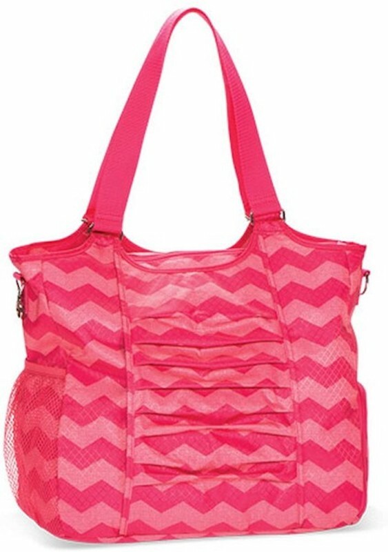 Thirty One All Pro Tote - Coral Punch Yoga Diaper Shoulder Bag Gift