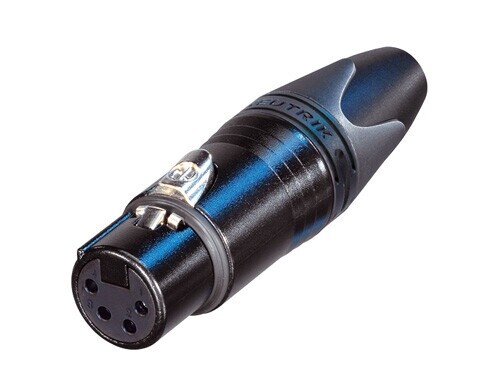 Neutrik XLR Enchufe NC4FXX-B Dorado NC-4FXX-B Femenino Connector Gold Plated - Picture 1 of 1