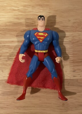 Vintage Superman 5in Action Figure by DC Comics 1996 Quick Change No Cape Tear