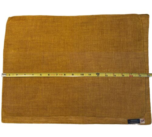 8 Vtg DANSK Placemats Napkin Finnish Accent 100% Linen Ritva Puotila Topaz 3 NWT - Picture 11 of 12