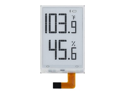 Waveshare 1.9inch Segment E-Paper Raw Display 91 Segments I2C Bus Ideal