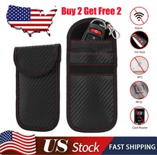 Faraday Bag For Key Fob Case Protector Car RFID Signal Blocking Cage 2024 NEW