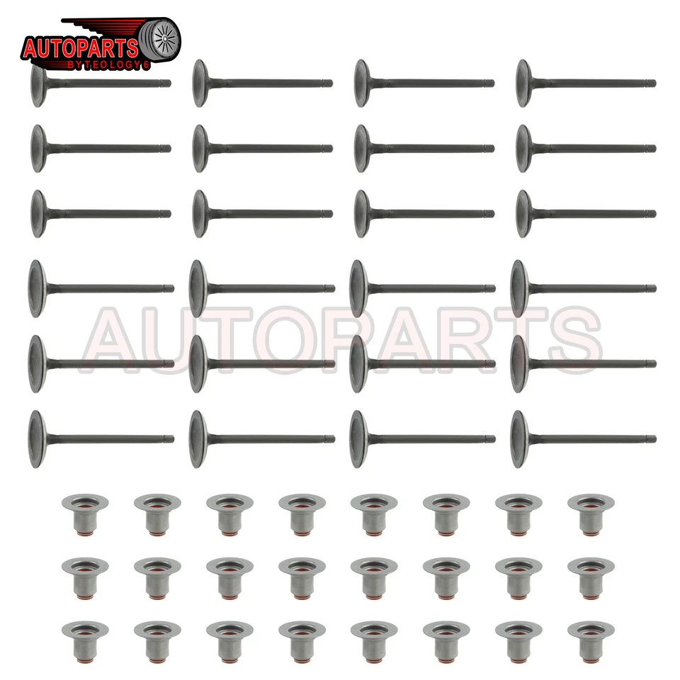 Kit de válvula de escape de admisión para Cadillac CTS 2004-2009 SRX 2005-2010 STS Foto 4 de 4