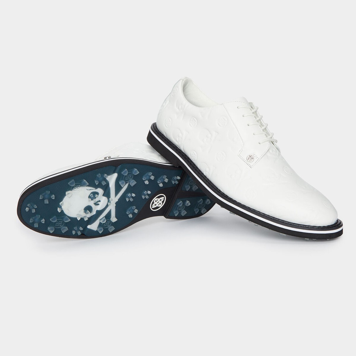 G/FORE Men\'s G4MF20EF14 White Leather Skull Club Joker Print Golf Shoes Sz 12.5 GMF000102_SNSR_2.jpg?fmt=webp main image 2