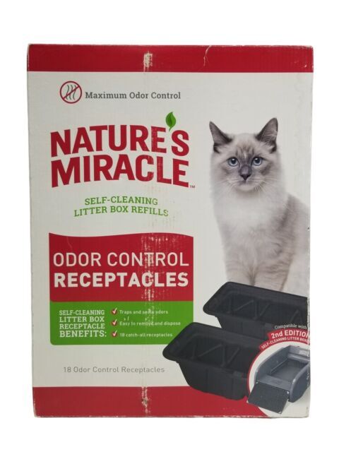 Nature&rsquo;s Miracle Odor Control Receptacles Refill 18 Count (2nd Edition)