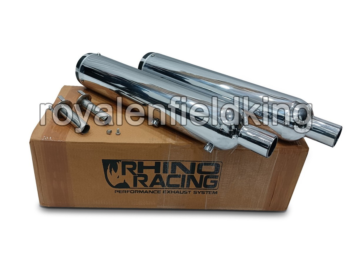 RHINO RACING super meteor650用マフラー　中古 Rhino Racing Exhausts For Royal Enfield Super Meteor 650 V1