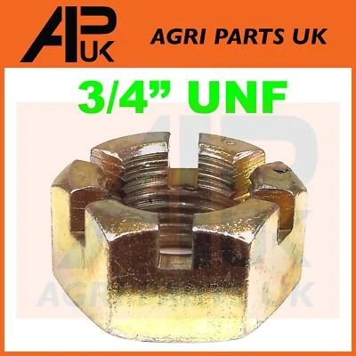 APUK Hub Spindle Nut 3/4" UNF for Ford 2000 2600 3000 3600 4000 4600 5000 Tractor