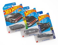 3x HOT WHEELS Knight Rider K.I.T.T. Super Pursuit Concept Firebird Trans Am