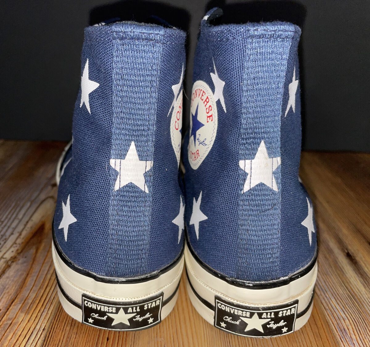 Converse Chuck 70 Hi Archive Print NAVY STARS Canvas 163409C Converse Chuck 70 Hi Archive Print NAVY STARS Canvas 163409C