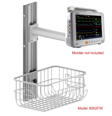 WALL MOUNT FOR Mindray iPM 8/10/12 MONITOR , 4 CONFIGURATIONS TO CHOOSE