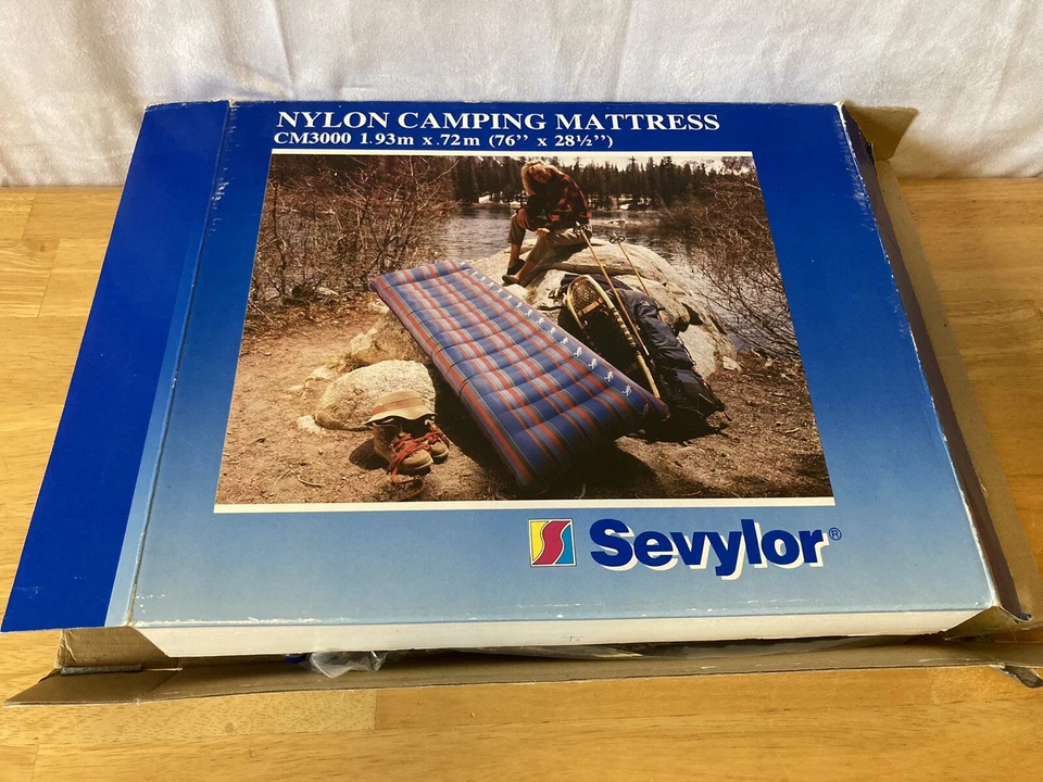 Sevylor Traditional Single Nylon Camping Mattress CM3000 76" x 28.5" vintage - Image 2 of 4